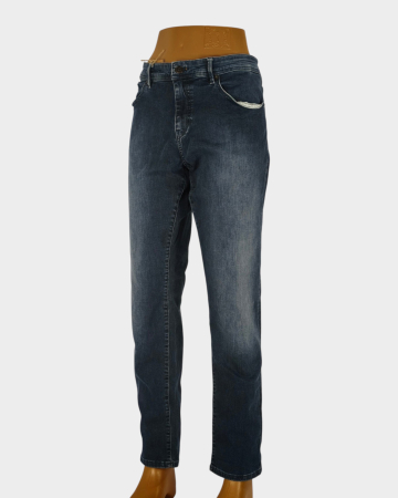 Jeans BOSS Charleston albaștri Extra Slim Fit unisex, mărime 36/32 [1]