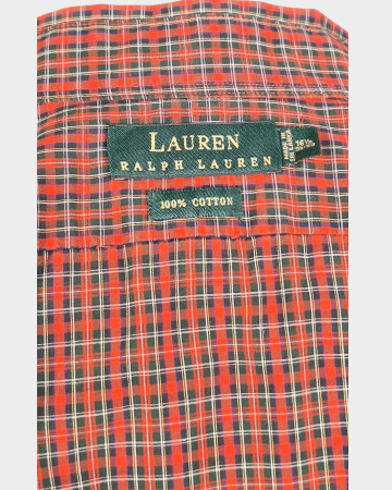 Camasa-barbateasca-Lauren-Ralph-Lauren-bumbac-100-carouri-rosu-verde-XL-XXL [3]