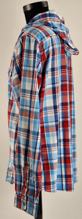 Camasa barbateasca Levis cu gluga 100 bumbac carouri marime XL [5]
