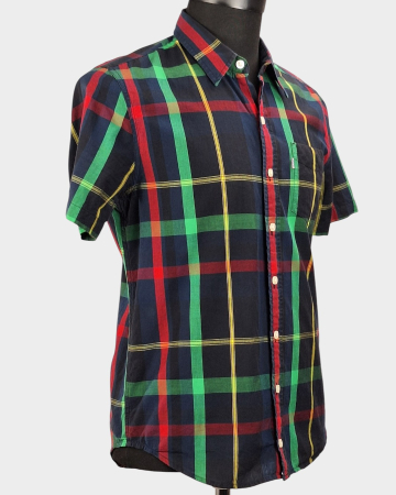 Cămașă bărbătească Levi's 100% bumbac în carouri multicolore [4]