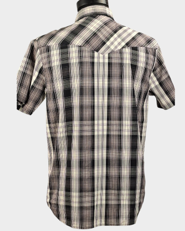 Cămașă bărbătească Levi's Standard Fit în carouri alb-negru [3]