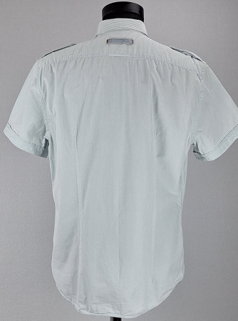 Cămașă bărbătească Trussardi Jeans 100% bumbac albastru foarte deschis premium [2]