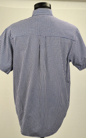 Cămașă CHAPS Ralph Lauren Easy Care bumbac în carouri bleumarin și alb [3]