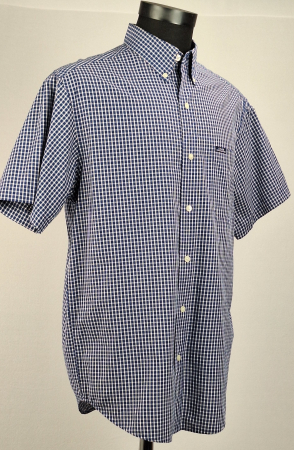 Cămașă CHAPS Ralph Lauren Easy Care bumbac în carouri bleumarin și alb [2]