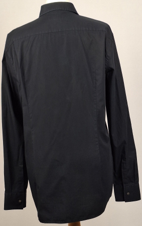 Cămașă BOSS Hugo Boss Slim Fit neagră din bumbac [3]