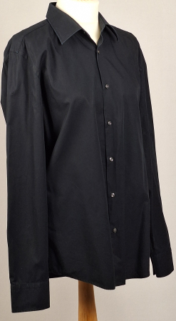 Cămașă BOSS Hugo Boss Slim Fit neagră din bumbac [2]