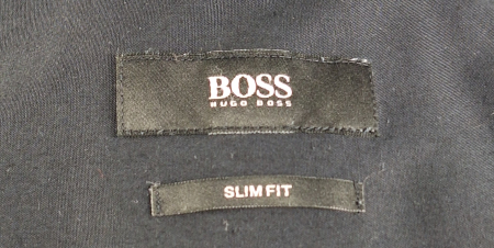 Cămașă BOSS Hugo Boss Slim Fit neagră din bumbac [4]