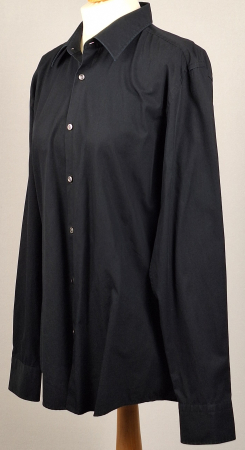 Cămașă BOSS Hugo Boss Slim Fit neagră din bumbac [1]
