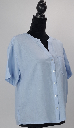 Camasa C&C California 100% in bleu marimea M [3]