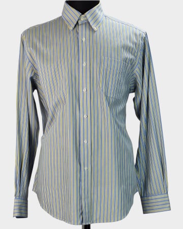 Cămăși - Cămașă Lauren Ralph Lauren Non-Iron din bumbac cu dungi mărime L–XL
