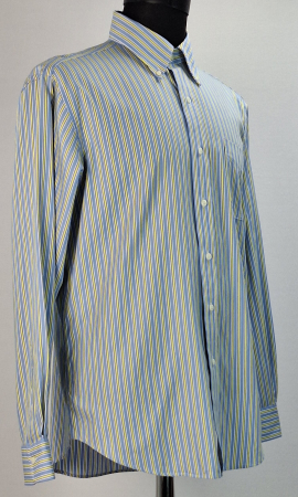 Cămașă Lauren Ralph Lauren Non-Iron din bumbac cu dungi mărime L–XL [2]