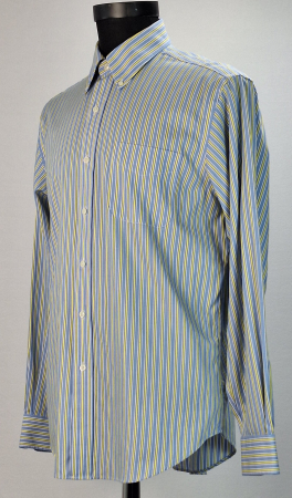 Cămașă Lauren Ralph Lauren Non-Iron din bumbac cu dungi mărime L–XL [1]