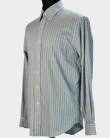 Cămașă Lauren Ralph Lauren Non-Iron din bumbac cu dungi mărime L–XL [1]