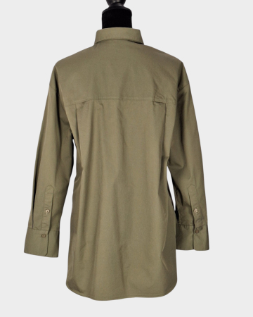 Cămașă Massimo Dutti oversize verde salvie damă [3]
