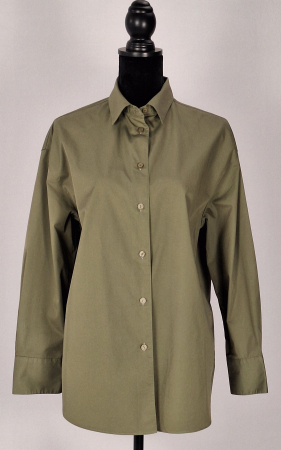 Femei - Cămașă Massimo Dutti oversize verde salvie damă