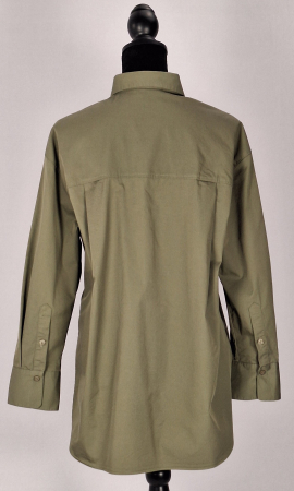 Cămașă Massimo Dutti oversize verde salvie damă [2]