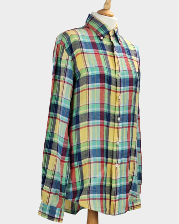 Cămașă Polo Ralph Lauren Custom Fit din 100% in mărime M unisex [4]