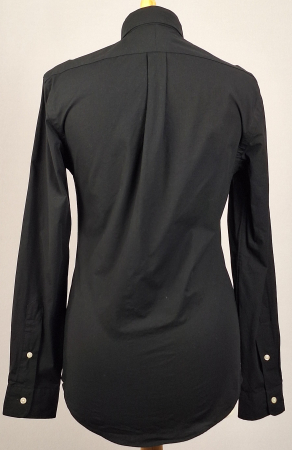 Cămașă Polo Ralph Lauren Slim Fit neagră din bumbac cu elastan [3]