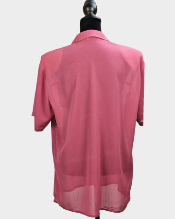Cămașă Pura-Seta 100% SILK roz zmeură [3]
