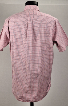 Cămașă Ralph Lauren Classic Fit bumbac în carouri roz bleu și alb [3]