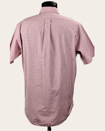 Cămașă Ralph Lauren Classic Fit bumbac în carouri roz bleu și alb [2]