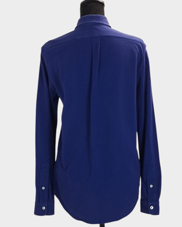 Camasa Ralph Lauren Featherweight Mesh 100% bumbac albastra S [3]