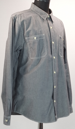 Femei - Camasa-Timberland-Earthkeepers-XXL-bumbac-organic-gri-albastru-Caramia
