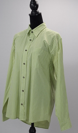 Camasa-unisex-Fuchs-Trachtenmoden-blend-bumbac-gingham-verde-Caramia [1]