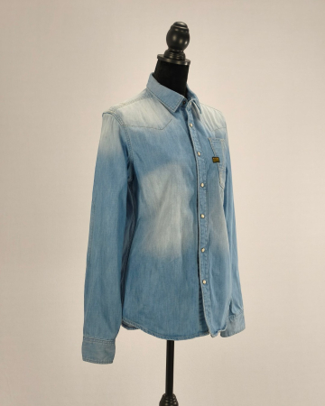 Camasa-unisex-G-Star-RAW-100-bumbac-denim-bleu-capse-Caramia [3]