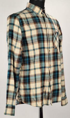 Cămașă unisex Marlboro Classics Slim Fit din bumbac în carouri mărime L [3]
