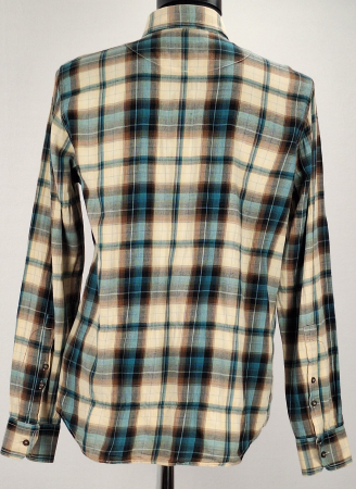 Cămașă unisex Marlboro Classics Slim Fit din bumbac în carouri mărime L [2]