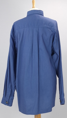 Cămașă unisex Natural Life Country Landhausmode in bumbac albastră 41-42 [2]