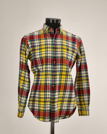 Bluze și cămăși - Camasa-unisex-Ralph-Lauren-Classic-Fit-bumbac-tartan-multicolor-S-Caramia