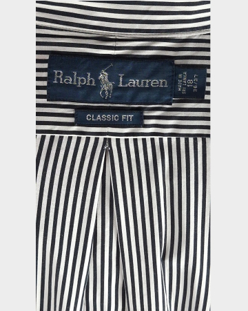 Cămașă unisex Ralph Lauren Classic Fit din bumbac în dungi XXL [2]