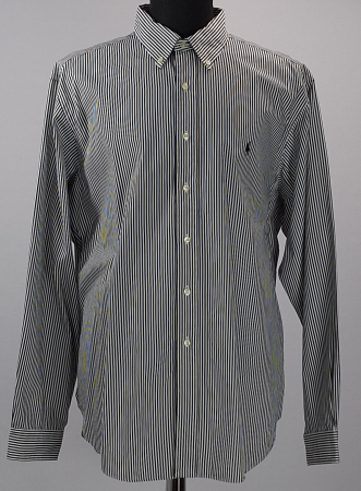 Cămașă unisex Ralph Lauren Classic Fit din bumbac în dungi XXL [2]