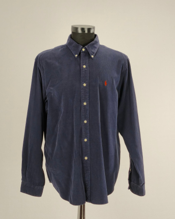 Bluze și cămăși - Camasa-Ralph-Lauren-Classic-Fit-XXL-reiat-bleumarin-100-bumbac-Caramia