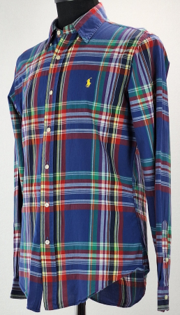 Cămașă unisex Ralph Lauren Custom Fit din bumbac în carouri mărime M [1]