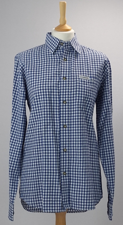 Bluze și cămăși - camasa-unisex-stockerpoint-blend-bumbac-carouri-alb-albastru-dama-m-barbati-s-caramia