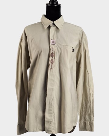 Bluze și cămăși - Cămașă vintage Genius Country House Style din bumbac cu broderie