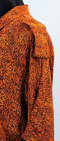 Cămașă Ellen Tracy din mătase naturală 100% cu imprimeu terracotta [4]