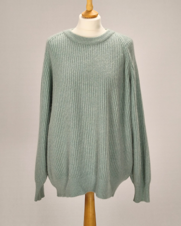 Pulovere și cardigane - Cristiano Fissore pulover oversize vernil 90% cașmir 10% lambswool
