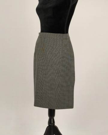 Fustă Max&Co Classics by Max Mara cu lână gri negru M [1]