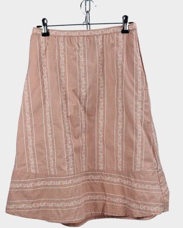 Fuste - Fusta-midi-Continental-by-Noa-Noa-bumbac-roz-Caramia