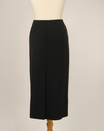 Fustă midi Max Mara neagră 97% lână mărime L [2]