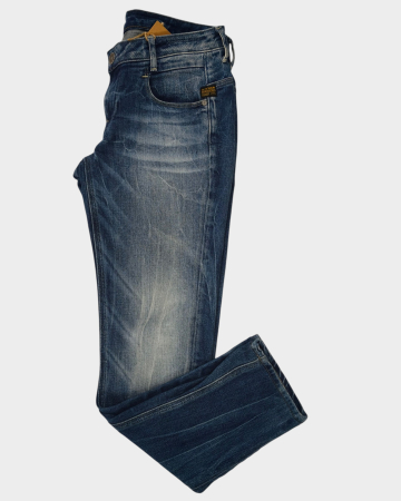 Blugi G-Star RAW GS01 albaștri din bumbac, slim, S–M [2]