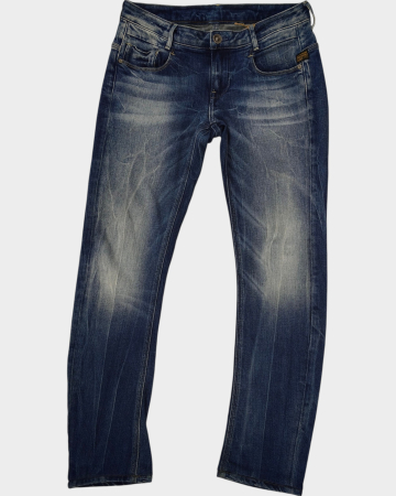 Femei - Blugi G-Star RAW GS01 albaștri din bumbac, slim, S–M