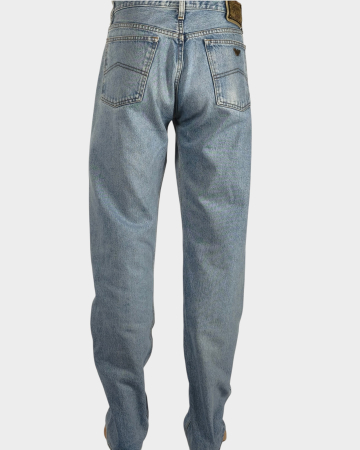 Blugi Giorgio Armani bleu din 100% bumbac, croială clasică, mărime L, XL [2]
