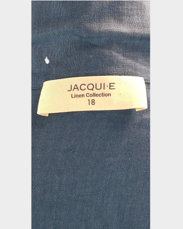 Jacheta Jacqui E Linen Collection 100% in albastra marimea 18 [3]