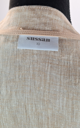 Jacheta Sussan 100% in texturat bej marimea 10 [3]