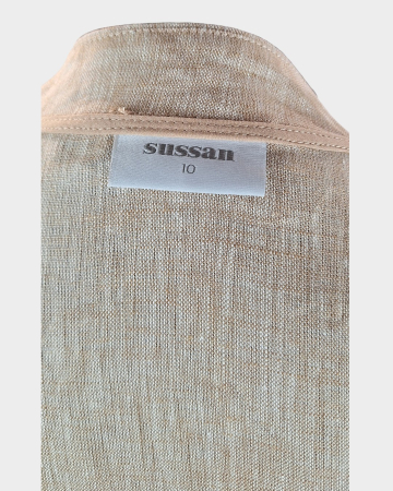 Jacheta Sussan 100% in texturat bej marimea 10 [4]